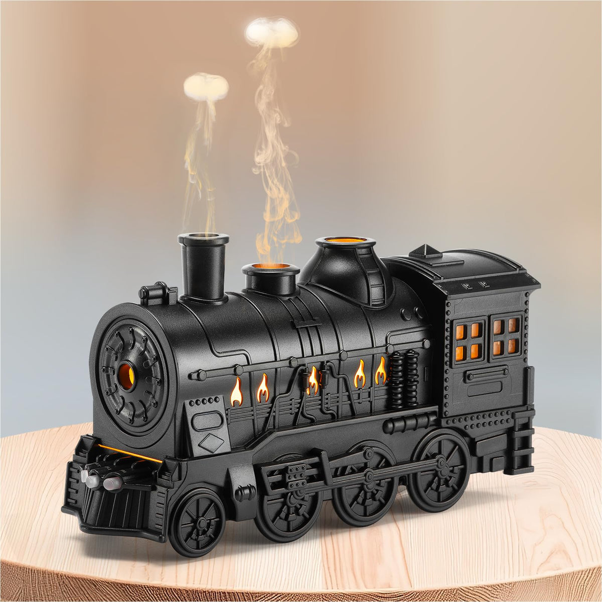 HIROGA Train Diffuser 300ml side view highlights a large tank for lasting aroma