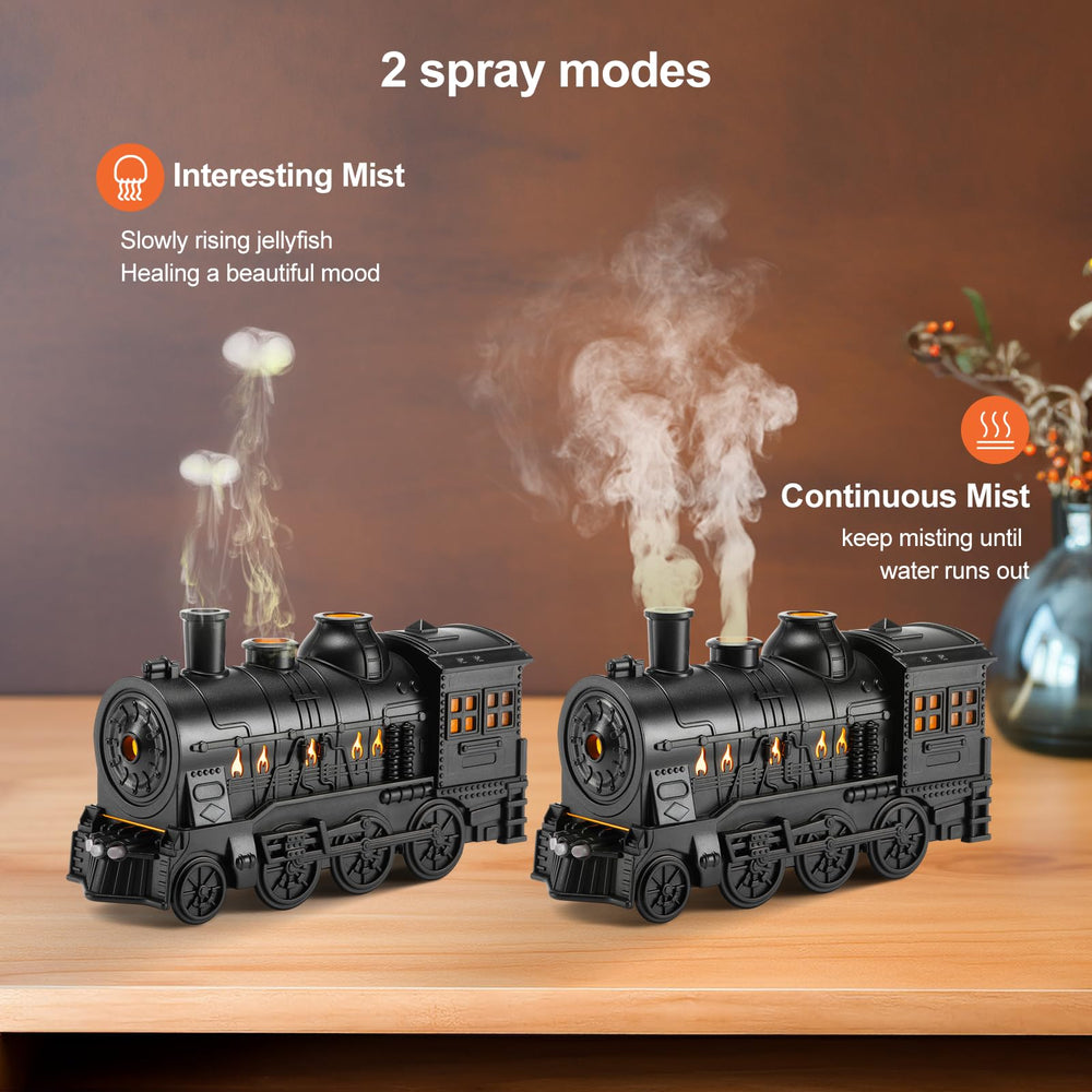 HIROGA Train Diffuser flame ambient light adds warm glow for cozy evenings