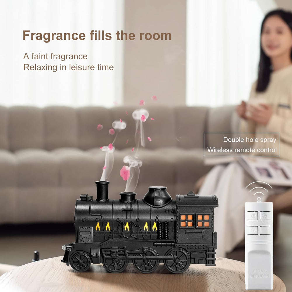 HIROGA Train Diffuser auto shut-off protects safety and saves energy
