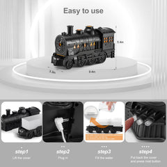 HIROGA Train Diffuser ideal for bedrooms, offices, and hotel rooms with quiet operation