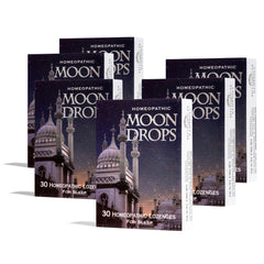 Historical Remedies Moon Drops pack front, convenient sleep support on the go.