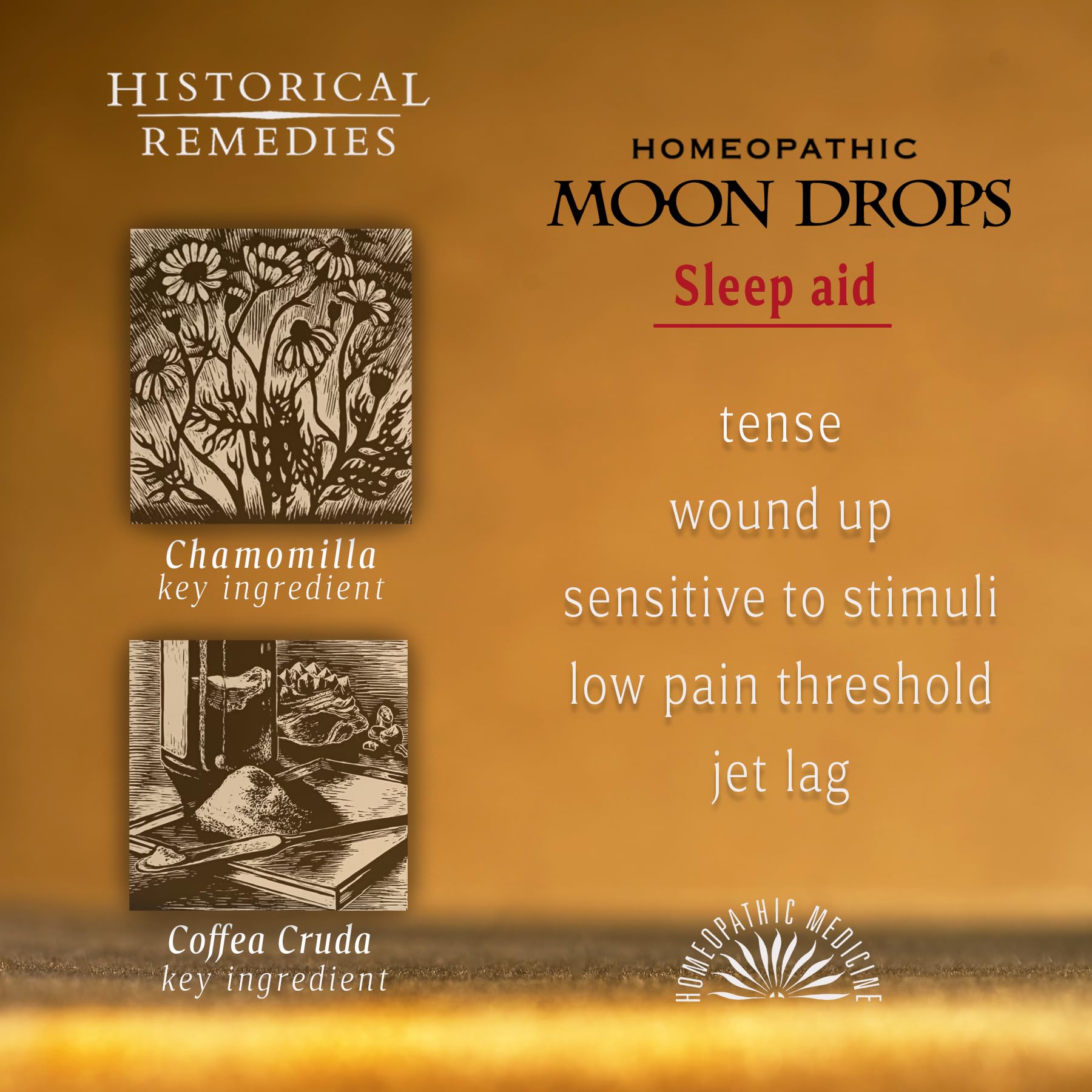 Moon Drops vanilla twist evokes soothing aroma from Historical Remedies.