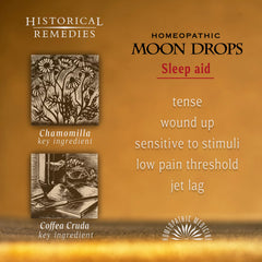 Moon Drops vanilla twist evokes soothing aroma from Historical Remedies.