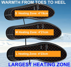 HIWARM insoles show four temperature settings for personalized comfort.
