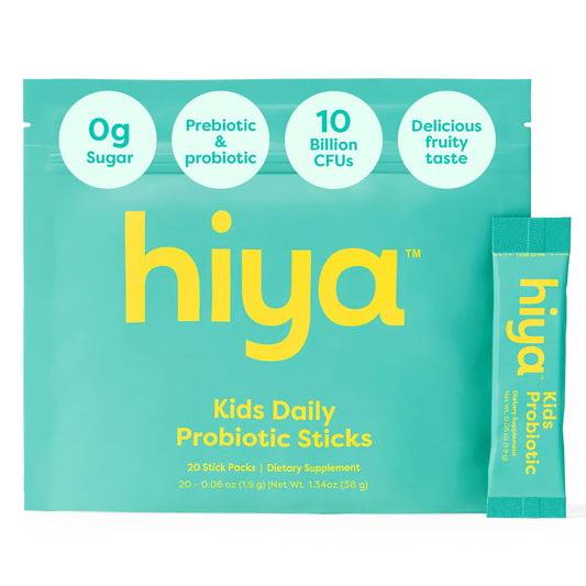 Hiya Kids Probiotic stick in lunchbox supporting daily gut balance for active children