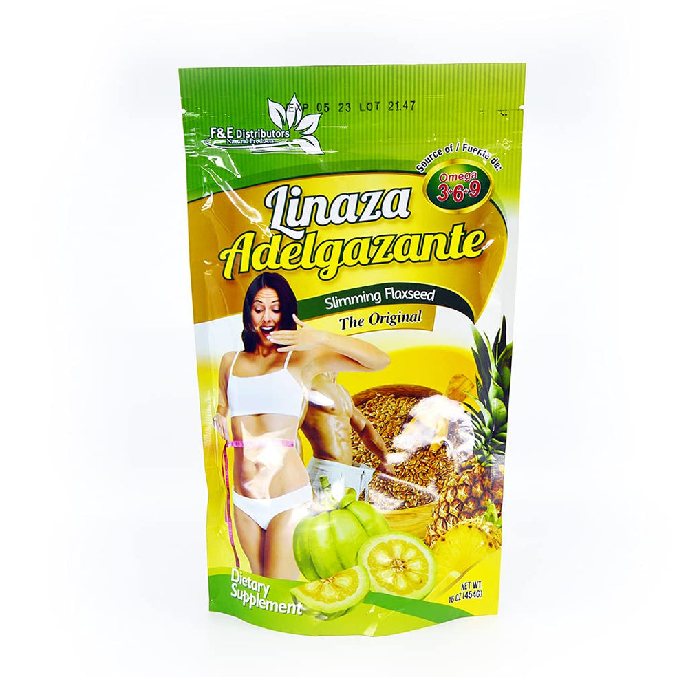 HJZWTS Slimming Flaxseed powder bottle for daily smoothies and fiber-friendly meals