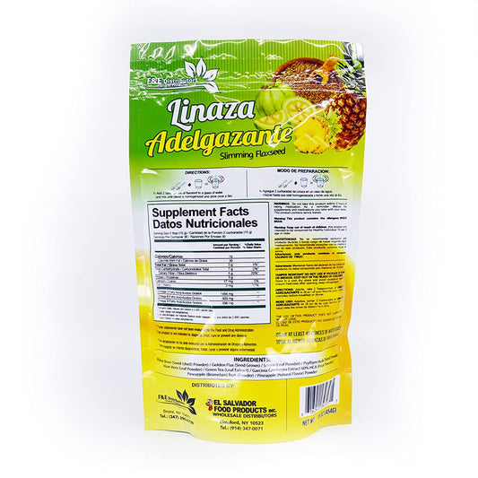 HJZWTS Slimming Flaxseed powder jar ideal for baking, yogurt, and oats