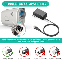 HKY AirMini 20W power supply rear panel with safety certifications and durable connectors.