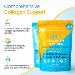 HLP Unflavored Collagen Powder blends invisibly into coffee or smoothies.