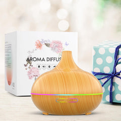 HLS Aroma Diffuser 550ml tank supports extended aroma sessions.