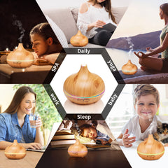 HLS Aroma Diffuser gift-decoration-ready styling complements desks and shelves.