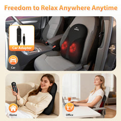 HLTHSKY car charging cable enables on-the-go massage sessions.