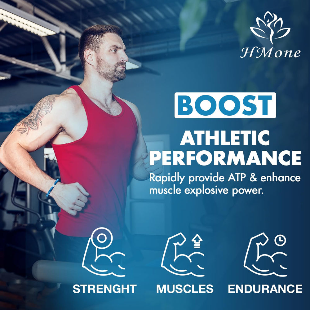 HMone Creatine Monohydrate Gummies vegan label indicates plant-based option.