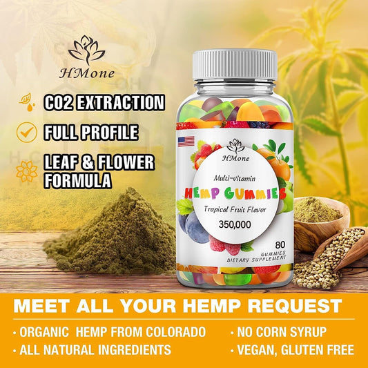 HMone hemp gummies anxiety relief for calm focus.