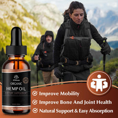 HMone Hemp Oil drops ready for easy ingestion.