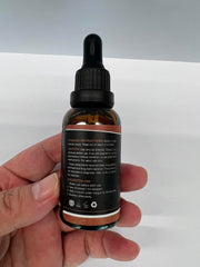 HMone Hemp Oil drops added to morning smoothie for daily routine.