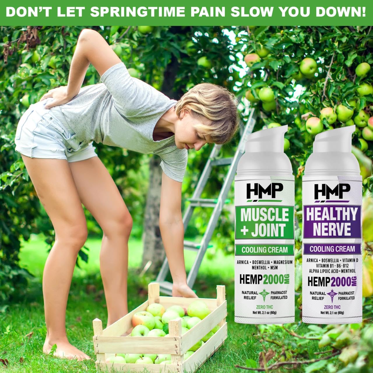 HMP Brands arnica and boswellia extracts for natural comfort