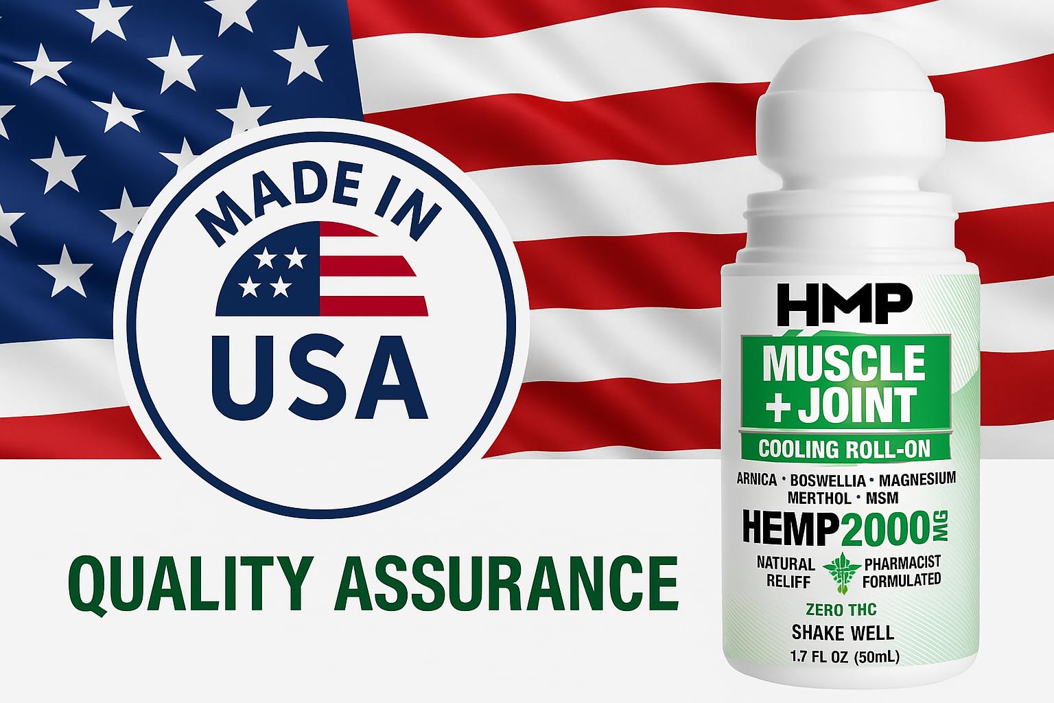 HMP Brands product manufactured in a licensed USA facility