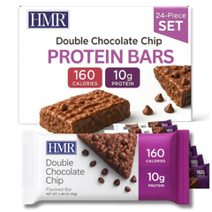 HMR Bars Double Chocolate Chip – protein-packed snack for active days.