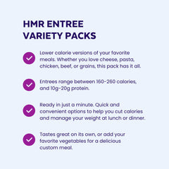 HMR Entrees Penne Pasta pack offers comforting flavor quickly.