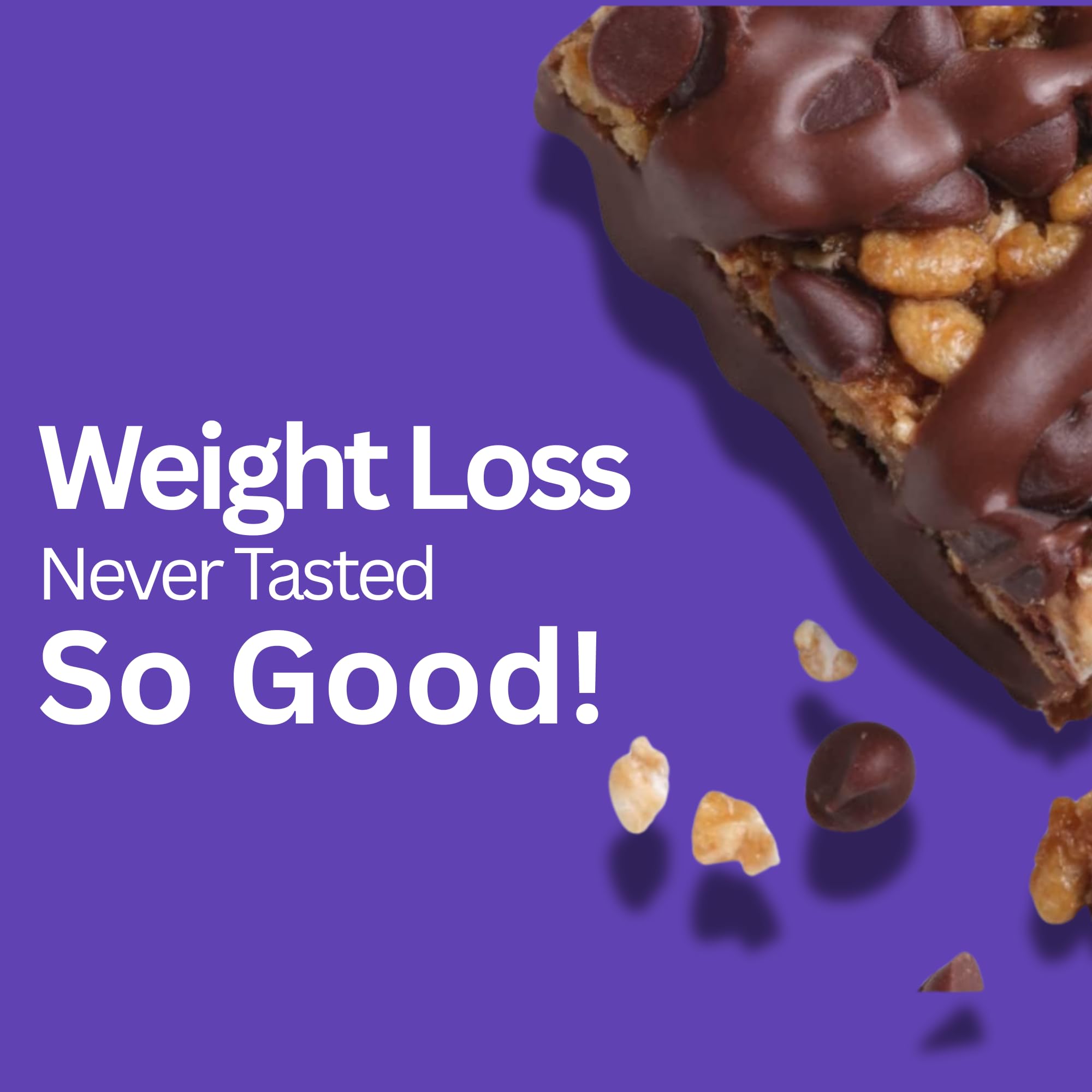 HMR Fudge Graham Protein Bar serving idea ideal for on the go energy