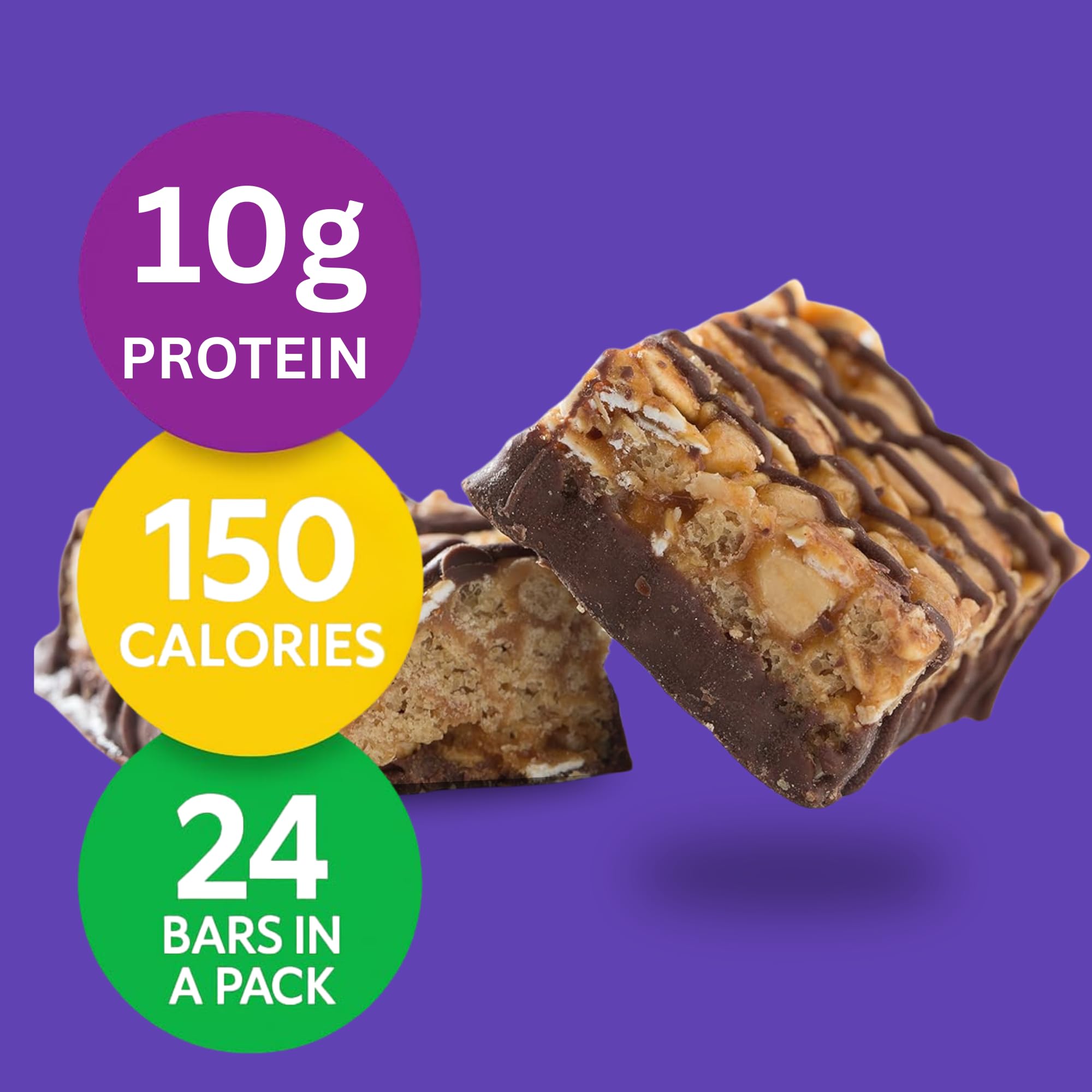 HMR Fudge Graham Protein Bar soft chewy texture ready for a quick snack