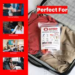 HMZ Medical iThrive kit in resealable bag protects contents and visibility