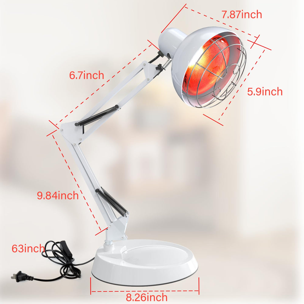 Hoakya desk-friendly infrared therapy lamp for quick sessions