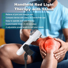 Hoakya wand shows 650nm and 808nm LEDs for versatile body therapy