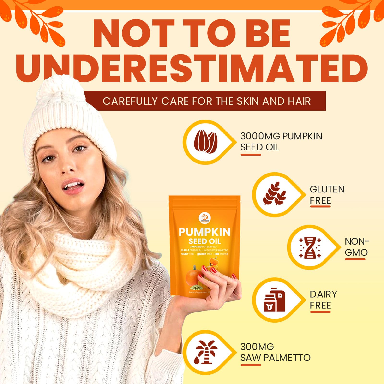 Hochornk hair and scalp support visuals suggest healthier-looking follicles.