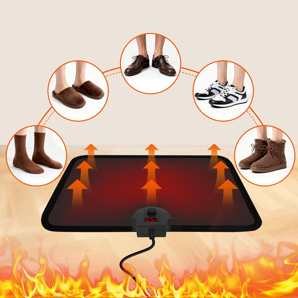 Hodeamy bottom rubber layer prevents floor heat transfer and scalding risk.