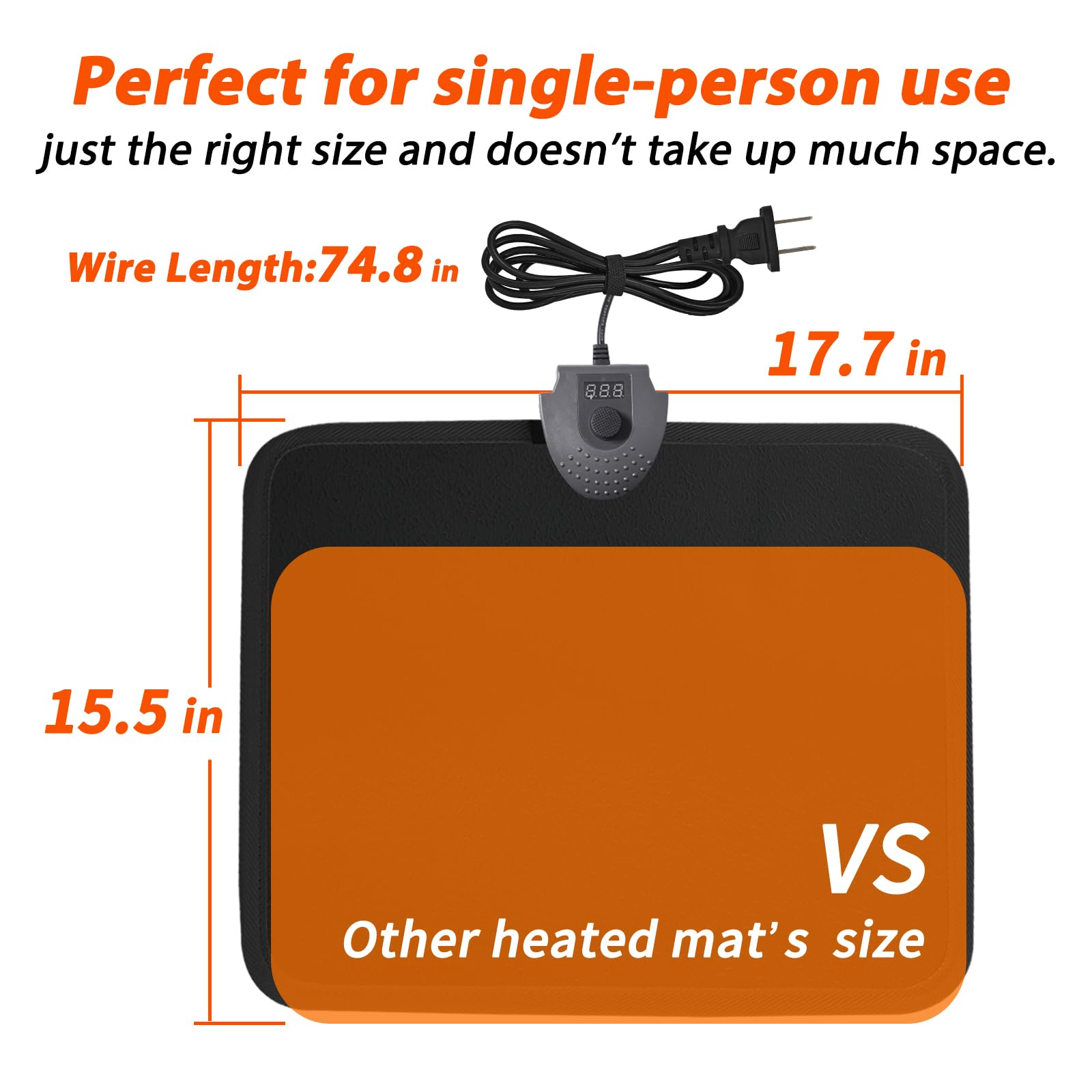 Hodeamy waterproof surface cleans easily after spills or daily wear.