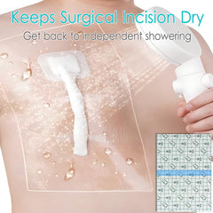 Hola Health catheter shower protector prevents moisture around delicate incisions
