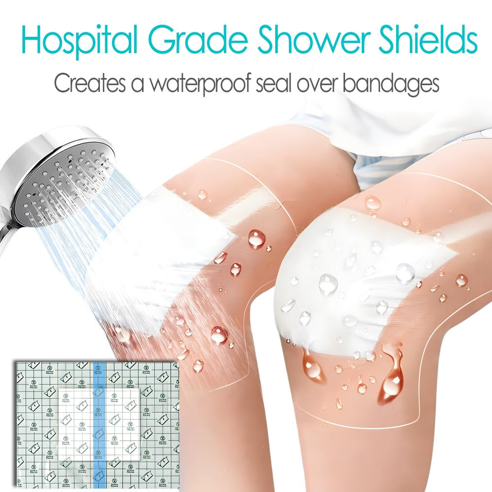 Hola Health transparent film shield seals wounds without sticking to dressings for gentle removal.