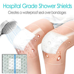 Hola Health transparent film shield seals wounds without sticking to dressings for gentle removal.