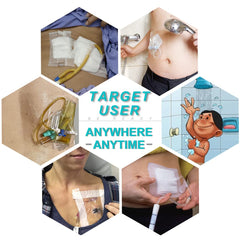 Hola Health post-surgical bandage shield used on large incisions during shower.