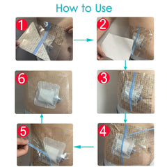 Hola Health 12x16 shield keeps incisions dry and comfortable.