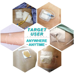 Hola Health waterproof shield for sensitive skin with gentle adhesion.