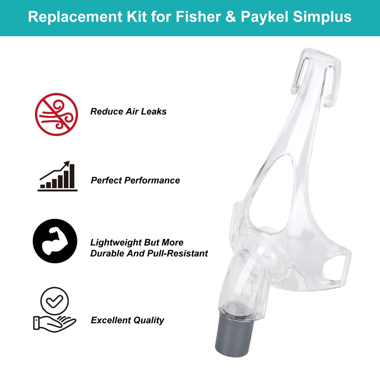 Holdly Simplus 360° rotation elbow for free movement.