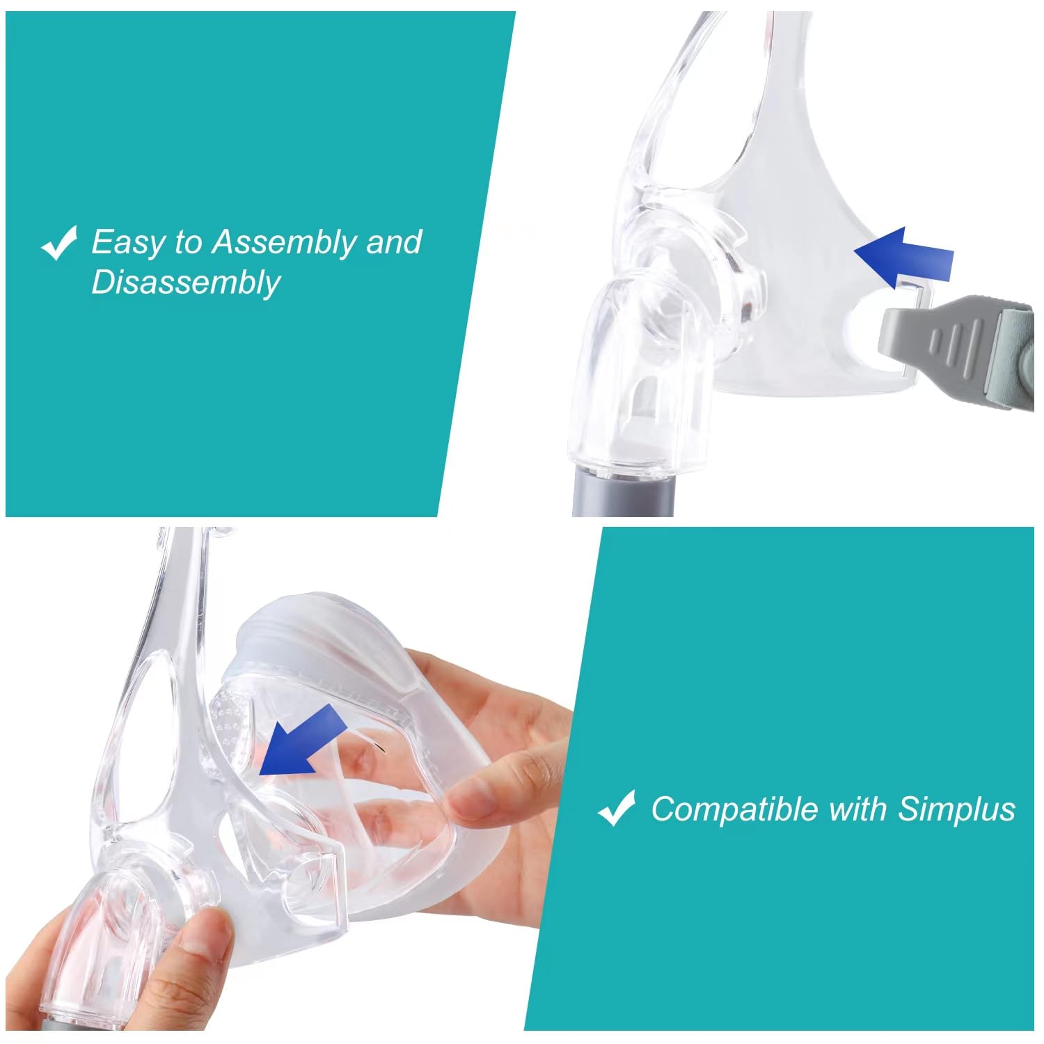 Holdly Simplus easy-clean frame for quick maintenance.