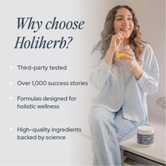 Holiherb CoQ10 label on packaging communicates clean ingredients