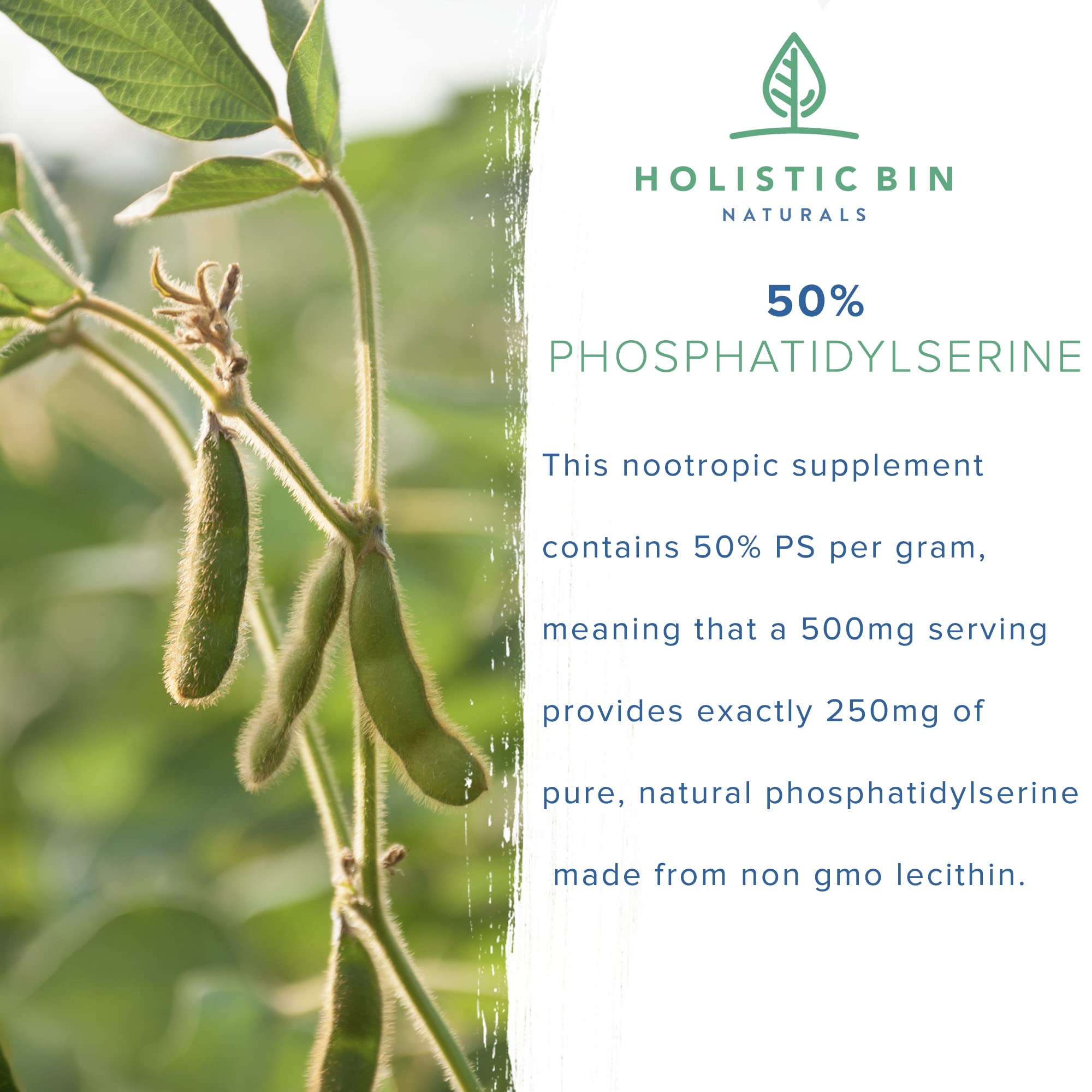 Holistic Bin PS powder packaging highlighting quality