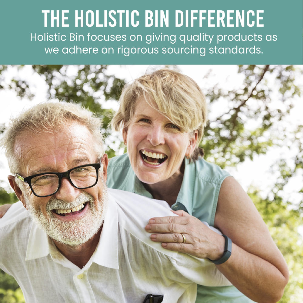 Holistic Bin sustainable farming practices; responsible sourcing and quality.
