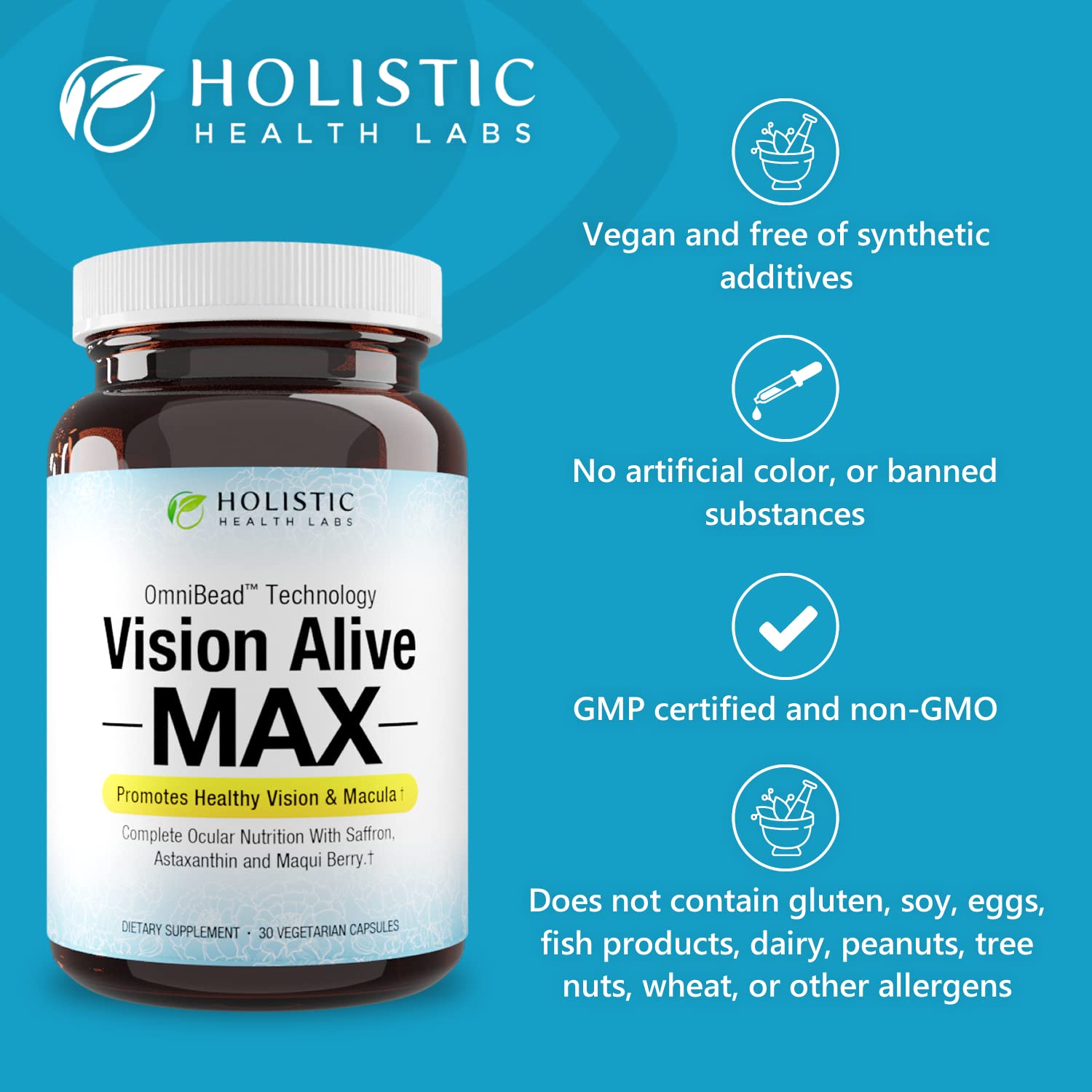 Vision Alive Max astaxanthin-rich capsule close-up; supports oxidative stress defense.