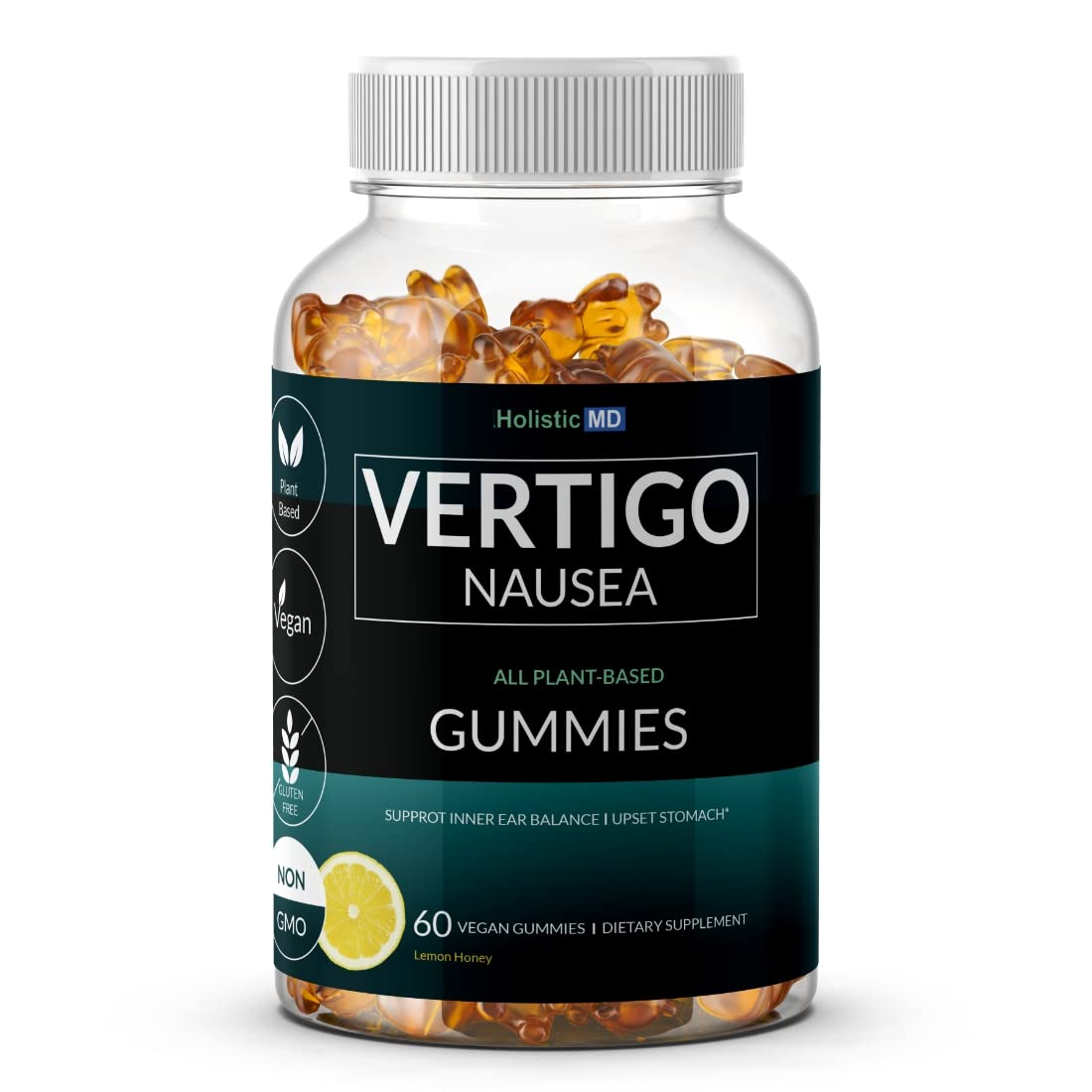 Holistic MD Vertigo Gummies bottle ready for daily use and travel