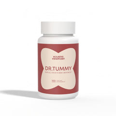 Holistic Viewpoint Dr. Tummy bottle pour supports digestion after meals.