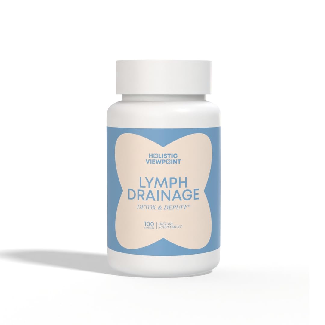 Holistic Viewpoint Lymph Drainage bottle showing detox-support formula for daily wellness