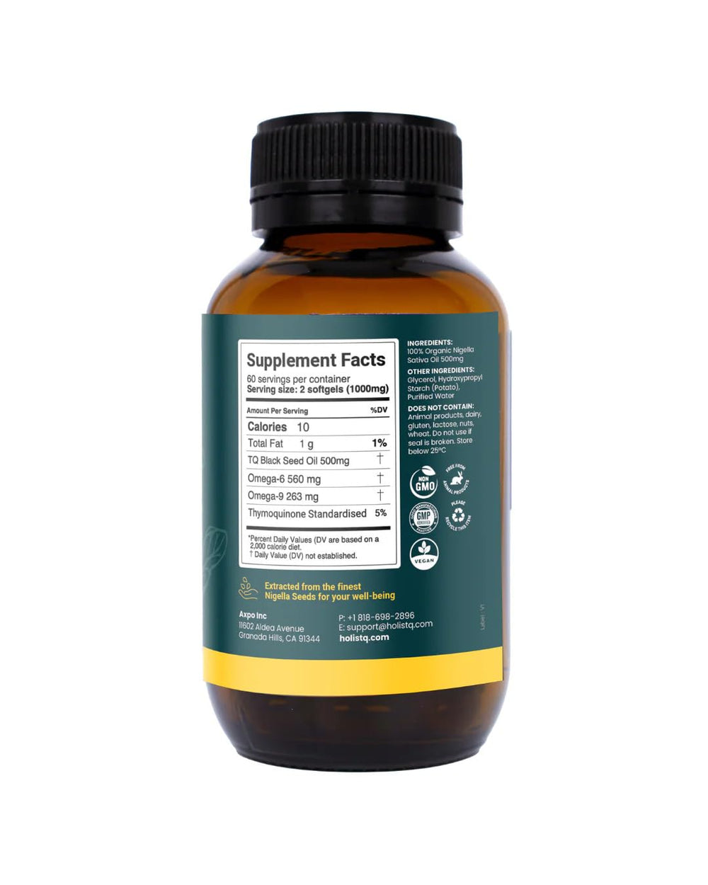 HOLISTQ active-lifestyle wellness image portrays mobility and energy support from essential fatty acids