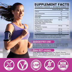 Pour HOLLEGEND cortisol gummies into the hand for convenient daily use.