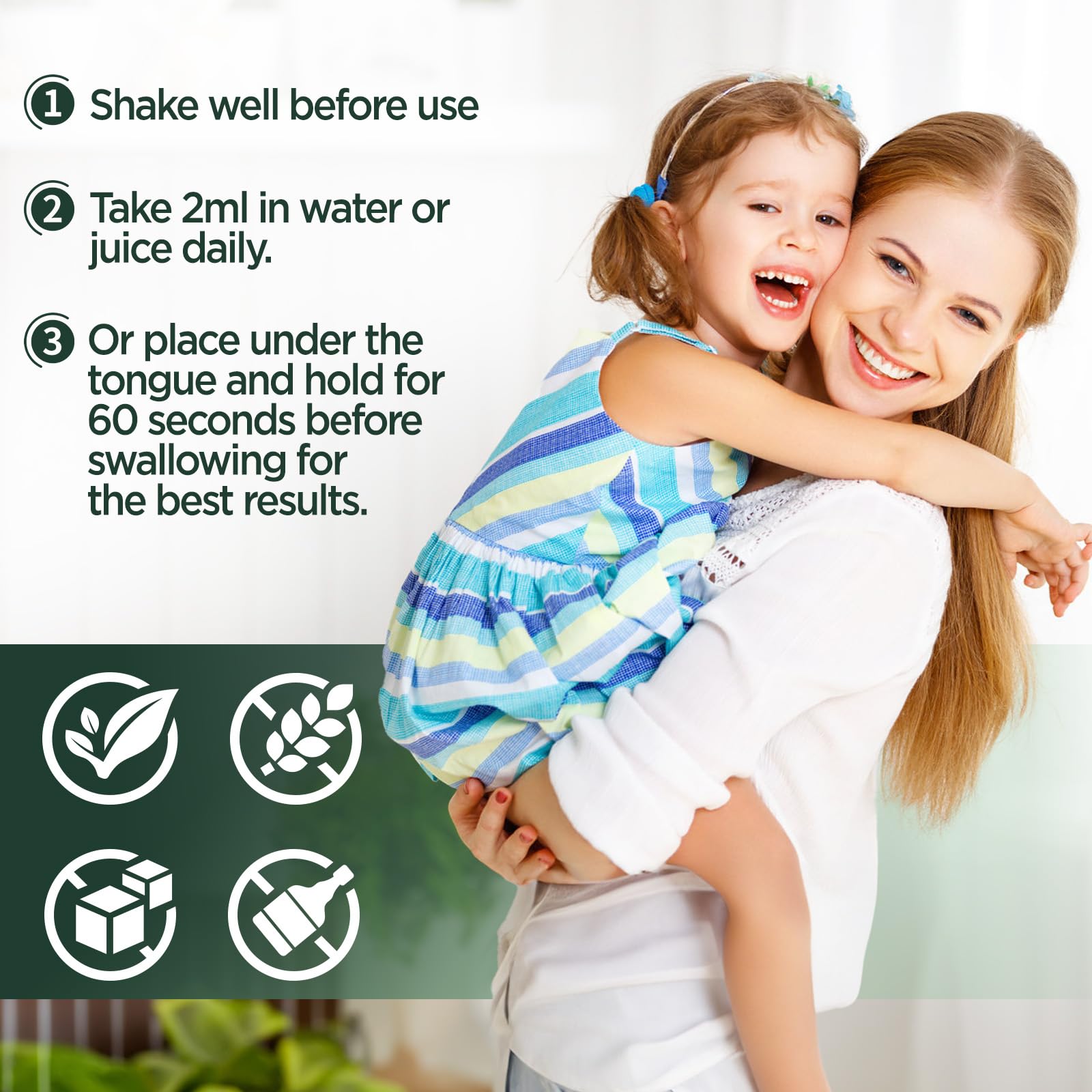 HOLLEGEND 4 oz bottle facilitates convenient, adjustable lysine dosing.